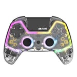 Freaks and Geeks - Manette Polychroma 4 Sans Fil PS4/PS3/Android/IOS/PC + Prise Jack