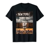 New York City, Statue of Liberty, Brooklin Bridge Aesthetic T-Shirt