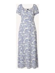 Abigail Dot Print Dress Blue Lexington Clothing