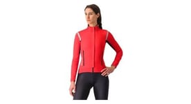 Veste manches longues femme castelli perfetto ros 2 rouge