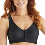 Swegmark BH Front Fastening CoolMax Moulded Soft Bra Svart F 75 Dam