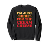 Cream Cheese I Love Cream Cheese Funny Food Lover Sweatshirt