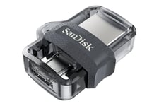 SanDisk Ultra Dual - USB flash-enhet - 64 GB