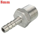 Adaptateur Raccord Tuyau Barbé 1/2 Pouce Fileté Mâle 68mm à 19mm, 8mm