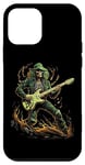 Coque pour iPhone 12 mini Guitare squelette Guy Rock and Roll Band Rock On