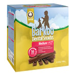 Økonomipakke: 28/56 stk. Barkoo Dental Snacks  - Til mellemstore hunde (56 stk.) (1,44 kg)