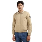 Calvin Klein Jeans Blouson Homme Padded Harrington Chaud, Beige (Pale Khaki), S