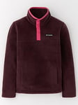 Columbia Youth Unisex Steens Moutain 1/4 Snap Fleece Pull-over - Purple, Purple, Size M