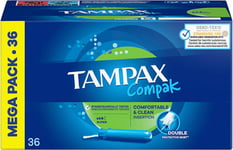 Tamponit Tampax Super, 36 kpl.