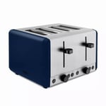 Tower Sera Kettle & 4 Slice Toaster Set Midnight Blue