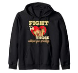 Fight For Those Without Your Privilege - Men Women Zip Hoodie