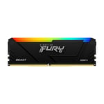 Kingston Technology FURY Beast 16GB 3600MT/s DDR4 CL18 DIMM RGB