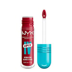 NYX Professional Makeup, Lip IV, Gloss, jusqu'à 12h d'hydratation, hautement pigmenté, fini brillant, Red-y.Set.Wet!