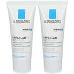 LA ROCHE POSAY EFFACLAR H ISO-BIOME Soin Réparateur Apaisant Anti-Marques Crème Pour La Peau 2x40 ml