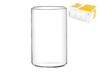 Pack of 6 borosilicate glasses by Fusion drink brand