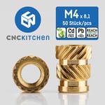 CNCKitchen Threaded Inserts M4 Standard - 50pcs