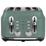 Rangemaster RMCL4S201MG Classic 4 Slice Toaster Mineral Green