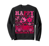 Funny Happy Valentines Day Heart Love Valentine Men Women Sweatshirt