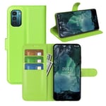 Nokia G21      Pu Wallet Case    [Green]