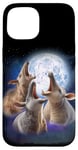 Coque pour iPhone 15 3 Aardvark Hurlant à la lune, fourmilier drôle, amateur d'Aardvark