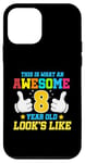 Coque pour iPhone 12 mini Voici à quoi ressemble un enfant génial de 8 ans : 8e anniversaire