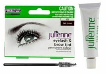 Julienne Professional Eyelash & Eyebrow Tinting Dye Tint dark brown