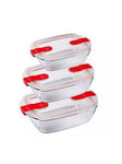 Pyrex Cook &Amp; Heat 3-Piece Rectangular Dish Set