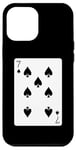 Coque pour iPhone 12 Pro Max Carte à jouer Seven of Spades