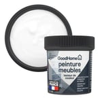 Testeur de peinture pour meubles bois, mélaminé et métal GoodHome satin blanc North Pole blanc 80ml