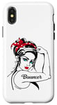 iPhone X/XS Female Bouncer Rosie The Riveter Pin Up Girl Case