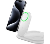 BELKIN Qi2 15 W Wireless Fast Charging Stand, Black