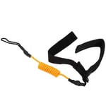 DAUERHAFT Board Coiled High Strength, Good Elasticity Pu Material,for Kayaking,for Diving Fans(Orange)