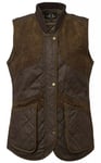 Chevalier Vintage Shooting Vest Dam - Leather Brown 36