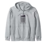 Garbage Can For The World Every Garbage Can Has Its Lid Zip Hoodie