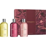 Molton Brown Bath & Body Bath & Shower Gel Floral & Spicy Body Care Gift Set Orange & Bergamot Bath and Shower Gel 300 ml + Fiery Pink Pepper Bath and Shower Gel 300 ml + Delicious Rhubarb & Rose Bath and Shower Gel 300 ml 300 ml (£173.33 / 1 l)