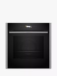 Neff N70 Slide and Hide B54CR71N0B Built In Self Cleaning Electric Single Oven, Stainless Steel