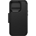 OTTERBOX STRADA MAGSAFE IPHONE 15 PRO SHADOW BLACK (77-93560) (Asiakaspalautus, Avattu pakkaus. Tarj