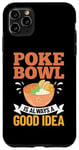 Coque pour iPhone 11 Pro Max Poke Bowl Recette de poisson hawaïen