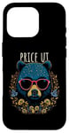 Coque pour iPhone 16 Pro Price Utah Ours portant des lunettes de soleil et des fleurs