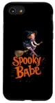 Coque pour iPhone SE (2020) / 7 / 8 Spooky Babe Costume de sorcière d'Halloween