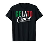 Gelato Expert Italian Ice Cream Italy Dessert Pride T-Shirt