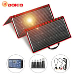 Dokio 300w monocristallin Panneau solaire portable pliable pour VR/Camping/phoner