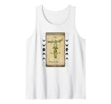 The Hanged Man Frog Tarot Style Graphic, Cool Novelty Frog Tank Top