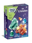 Clementoni Kit de Cristaux 55533 Jeu Scientifique et éducatif pour créer Vos Propres Cristaux de manière Rapide, sûre et Amusante, 8 Ans +