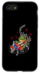 iPhone SE (2020) / 7 / 8 Puerto Rico Flag Coqui Frog Play Guitar Puerto Rican Music Case