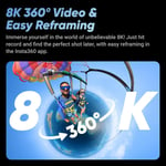 Insta360 X4 Endurance Bundle - 8K Waterproof 360 Action Camera, 4K Wide-Angle AI