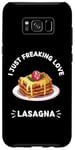 Coque pour Galaxy S8+ Lasagne I Just Freaking Love Lasagna Food Lover