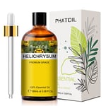 PHATOIL Huile Essentielle Hélichryse 100 ml, Huile Essentielle pour Diffuseur, Huile de Hélichryse Pure Naturelle pour Aromathérapie Bougies Humidificateur