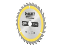 Dewalt Construction Dt1935-Qz - Cirkelsågblad - För Trä, Ramverk Av Trä - 165 Mm - 30 Tänder