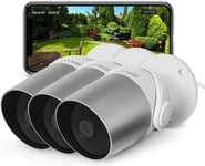 Time2 Oscar Outdoor WiFi Security Camera - 2 Way Audio 1080p Full HD CCTV Camera